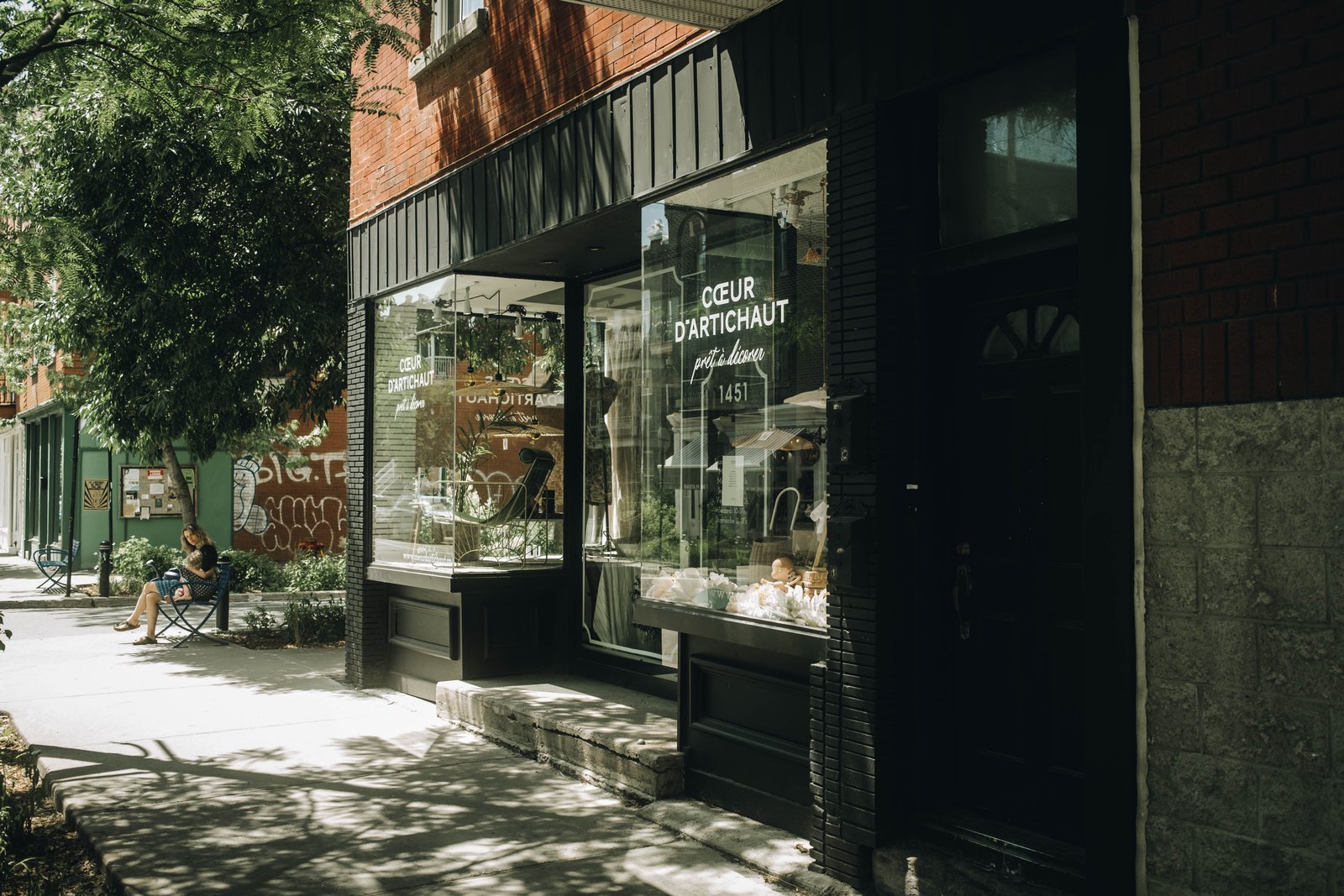 Small independent boutique storefront representing the small and medium organizations Impradel serves
